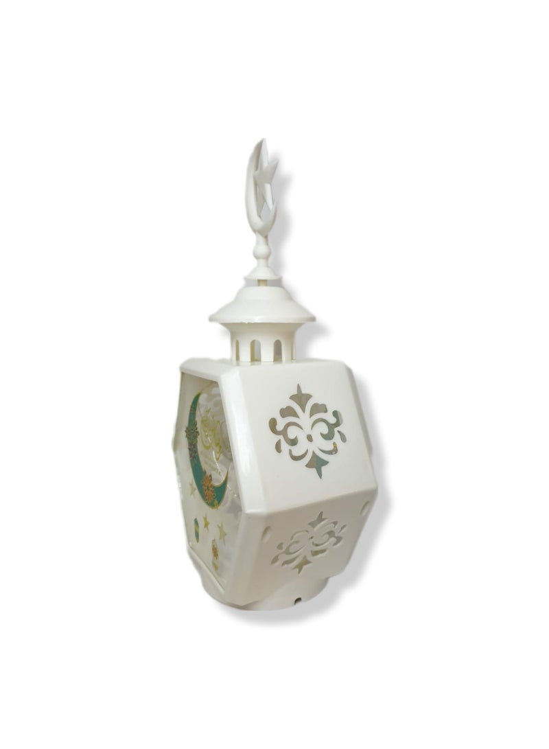 Al Zaabiah Decorative LED Lantern Outdoor – 27.50 × 14 cm | Ramadan & Eid Festive Lighting - Image 2