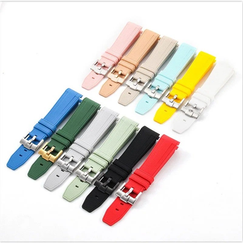 Bluejw Premium 20mm Carbon Fiber Silicone Watch Band Replacement for Omeg-a S-watch Moonwatch Hot Selling Watch Strap - Image 1