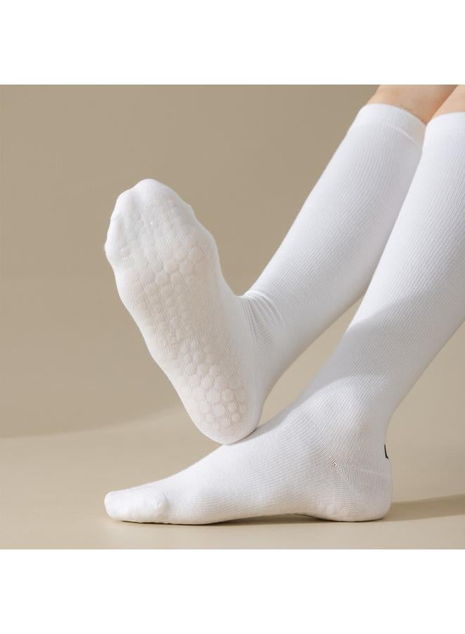 Bluejw Yoga Socks Professional Non-slip Calf Socks Women's Fitness Dance Pressure Long Barrel Pilates Sports Muscle Socks - Image 4