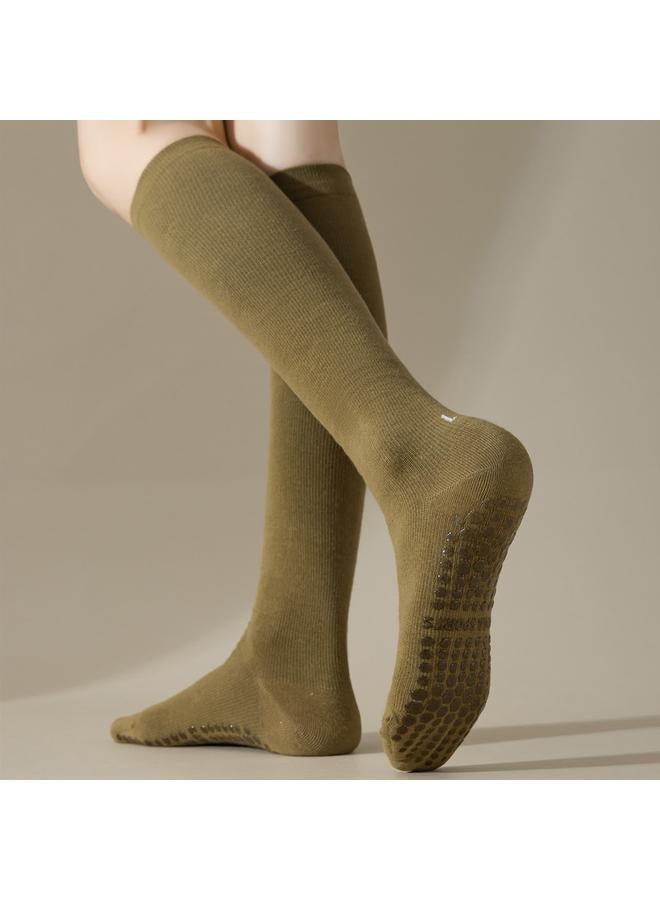 Bluejw Yoga Socks Professional Non-slip Calf Socks Women's Fitness Dance Pressure Long Barrel Pilates Sports Muscle Socks - Image 3