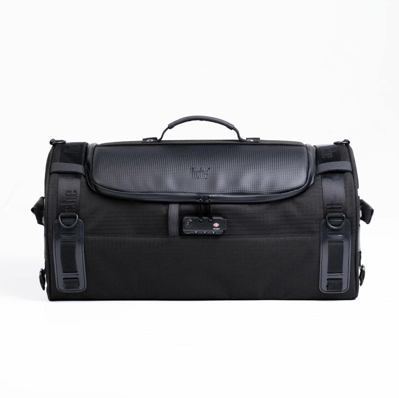 Niche Stackable Tail Bag, Three sizes, Motorcycle Rear Seat Bag with Waterproof Rain Cover, Motorbike Travel Luggage, Zipper closure, Large Capacity-22L - Image 1