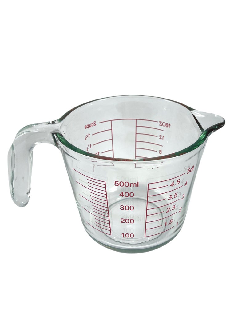 Homemaker Glass Measuring Cup, 500 Ml Capacity - Image 2