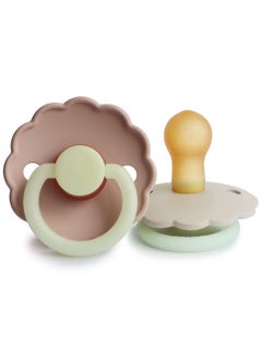 Daisy Night Natural Rubber Baby Pacifier ; Made In Denmark ; Bpa Free (Blush;Cream 0 6 Months) 2 Pack - pzsku/Z0CFC42B7613800ED69EBZ/45/_/1692273025/f35f4115-6ad9-4aee-83dd-6e7c113222cc