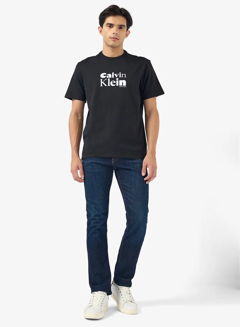CALVIN KLEIN Logo Graphic Short Sleeve T-Shirt
