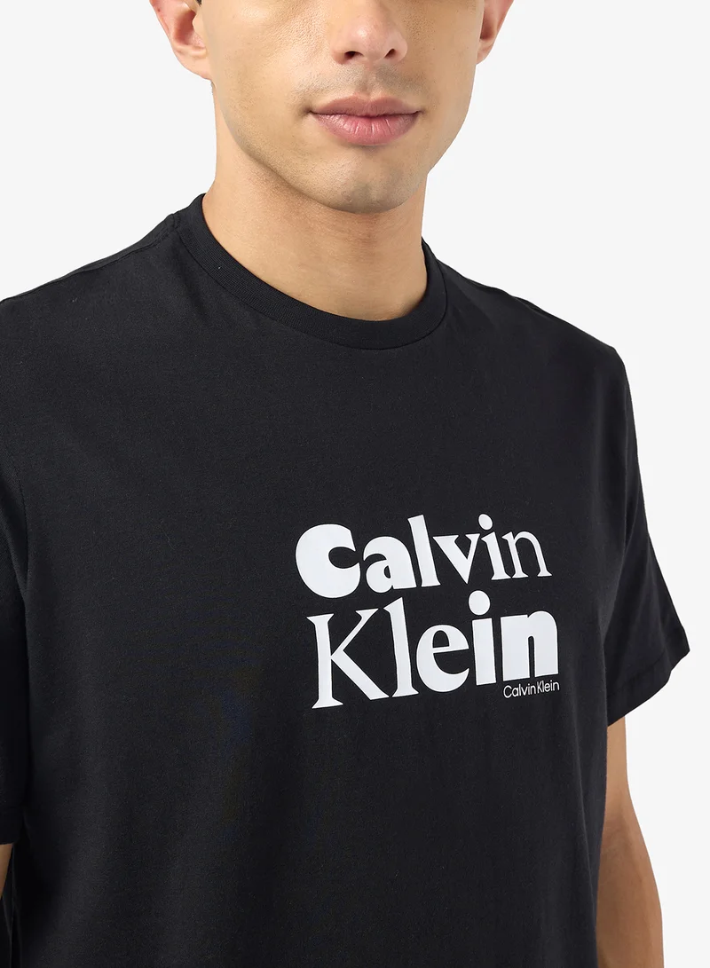 CALVIN KLEIN Logo Graphic Short Sleeve T-Shirt