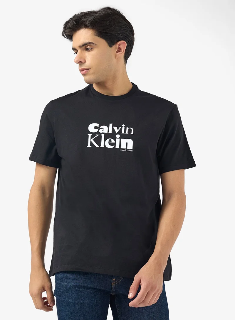 CALVIN KLEIN Logo Graphic Short Sleeve T-Shirt
