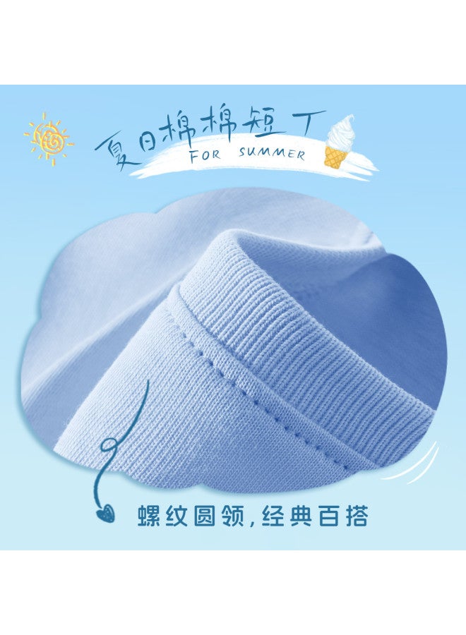 Jeanswest Boys' Outfit 2025 New Arrival - Kids' Lightweight Denim-like Mosquito-repellent Pants With Short-sleeve T-shirt & Long Pants For Summer - Image 4