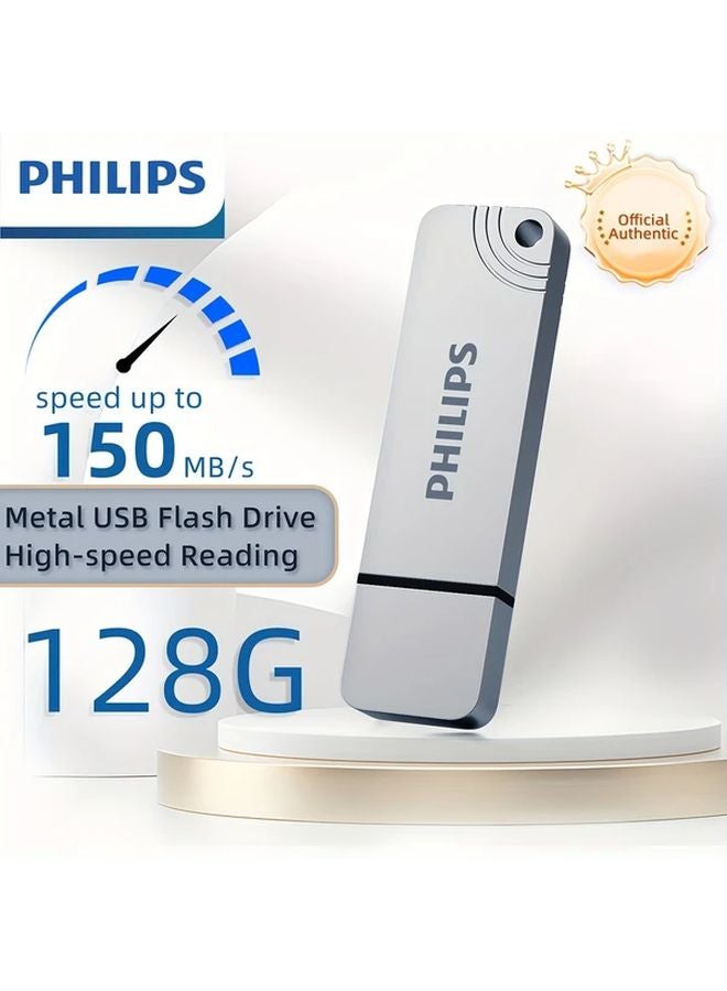 Philips 3 2 USB Flash Drive 128GB 150MB s Plug and Stay Storage Expansion for Laptop Tablet Smart TV - Image 1