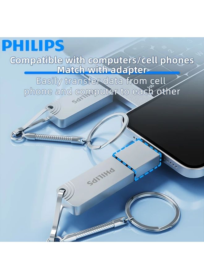 Philips 3 2 USB Flash Drive 128GB 150MB s Plug and Stay Storage Expansion for Laptop Tablet Smart TV - Image 4