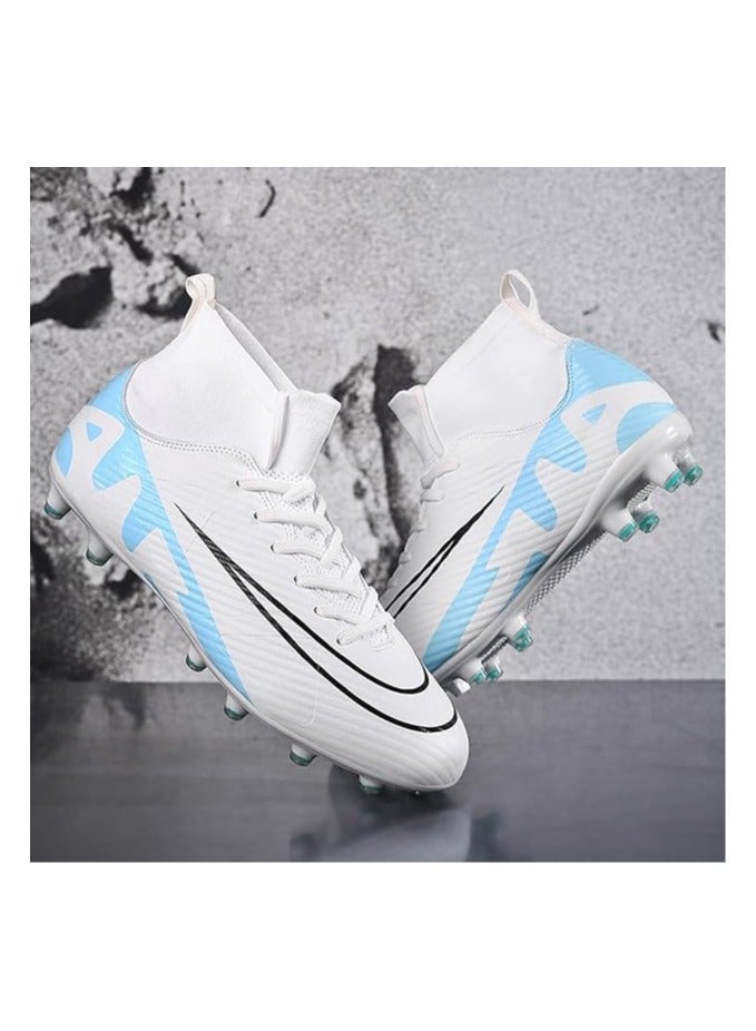 Men’s Soccer Cleats,High-Top Football Boots Professional Training,Turf Outdoor Indoor Comfortable Athletic Big Boy's Sneaker  - Image 5