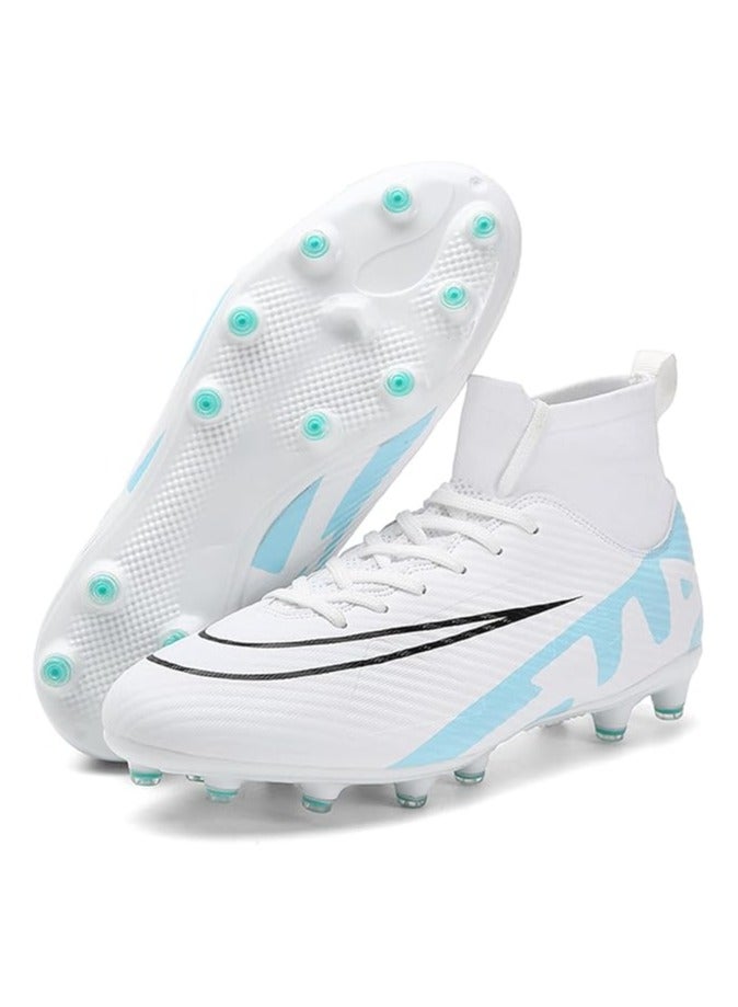 Men’s Soccer Cleats,High-Top Football Boots Professional Training,Turf Outdoor Indoor Comfortable Athletic Big Boy's Sneaker  - Image 1