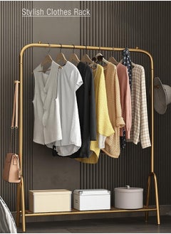 Modern Clothes Rack Garment Rack Clothing Rack Clothes Hangers Freestanding for Home Hotel Retail Metal Shelf Gold Colour H147xL120xW33 cm - pzsku/Z0CFC757C7F186F07A6CFZ/45/_/1735454508/64ebe69b-9a72-423e-a5a7-48844a0f711e