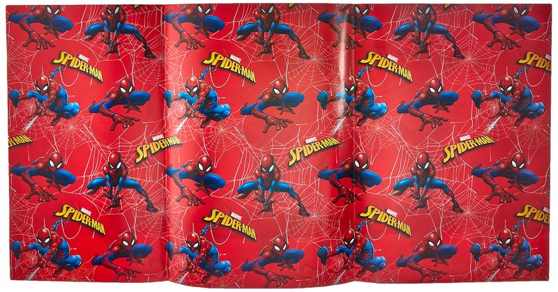 UK Greetings Birthday Gift Wrapping Paper Boys - Wrapping Paper Sheets for Kids, Wrapping Paper Birthday, Spiderman Wrapping Paper; for Boys Gift, Spiderman Gifts - 2 Sheets & 2 Tags - Image 2
