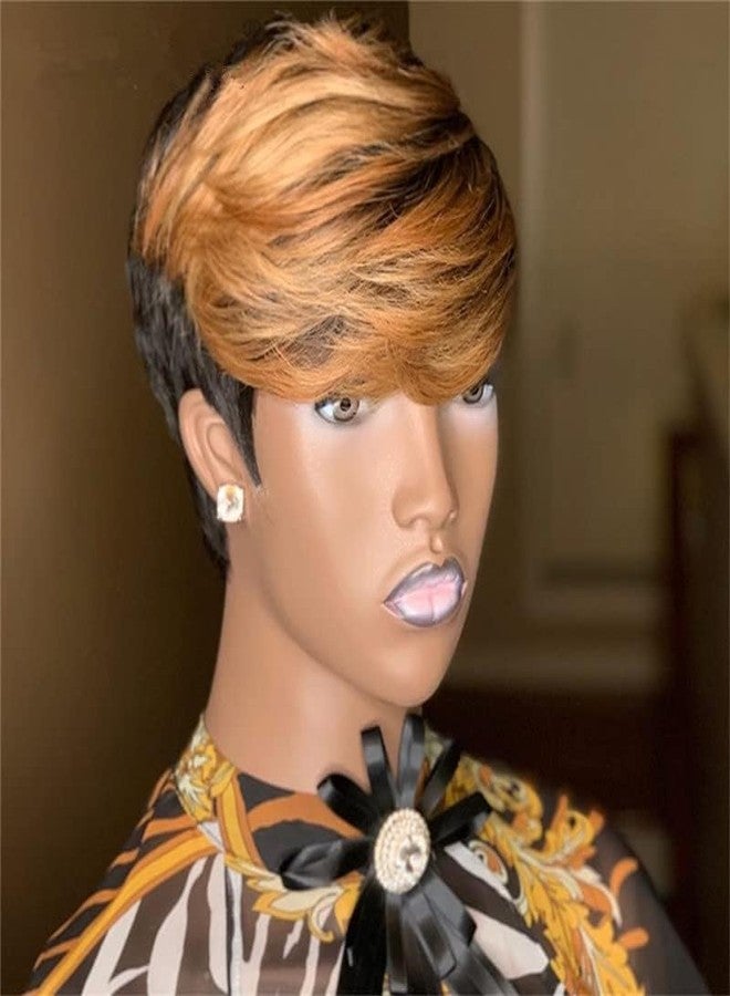 FCHW-wig FCHW Short Ombre Hair Wigs For Black Women African American Women Wigs Synthetic Short Wigs For Black Women - Image 3