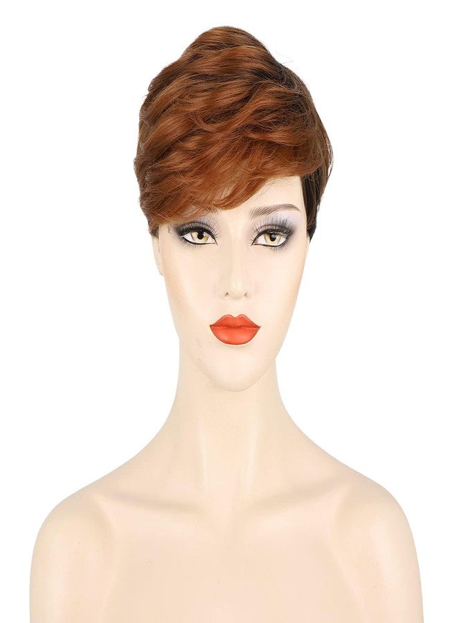 FCHW-wig FCHW Short Ombre Hair Wigs For Black Women African American Women Wigs Synthetic Short Wigs For Black Women - Image 4
