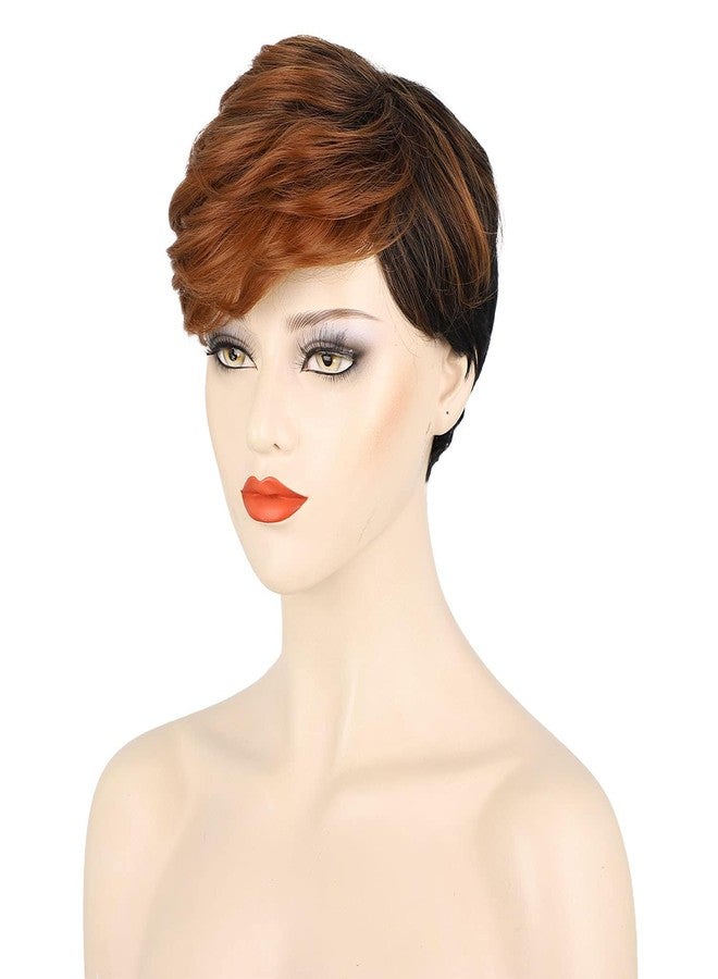 FCHW-wig FCHW Short Ombre Hair Wigs For Black Women African American Women Wigs Synthetic Short Wigs For Black Women - Image 5