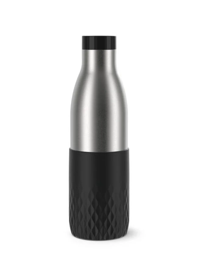 Tefal Bludrop Thermal Stainless Steel Bottle Grey/Black 0.7 Litre