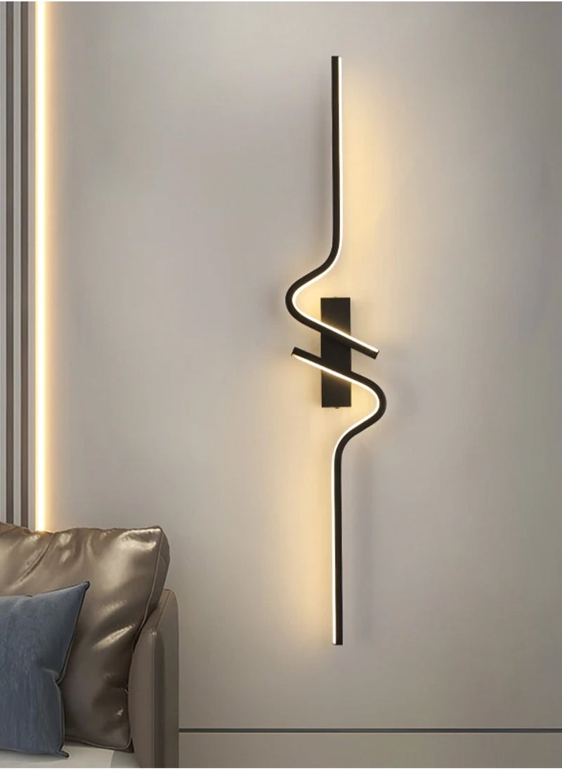 LOOPITYS （Tricolour light-100CM）Modern wall lights Home appliances Nordic style long lumen home decoration Bedroom dining room TV wall lighting fixtures，wall lamp  - Image 1