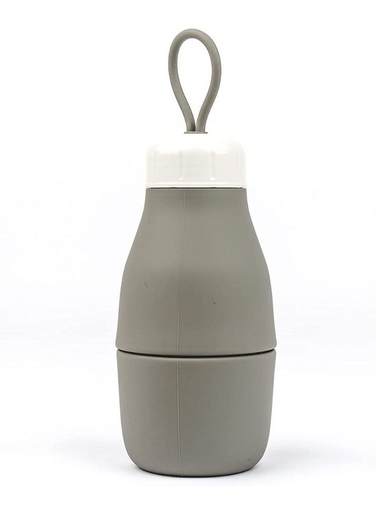 Jumble & co & Co Whippy Collapsible Silicone 520Ml Bottle Grey - Image 2
