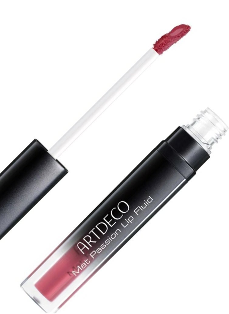 ARTDECO - MAT PASSION LIP FLUID NO.33 SMOOTH PLUM - Creamy liquid lipstick for a matte finish with high coverage - Image 1