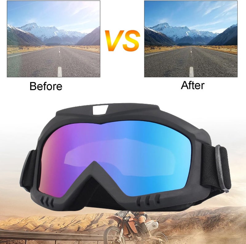 VJK Motorcycle Goggles - Windproof Ski Goggles for Adults - Image 4