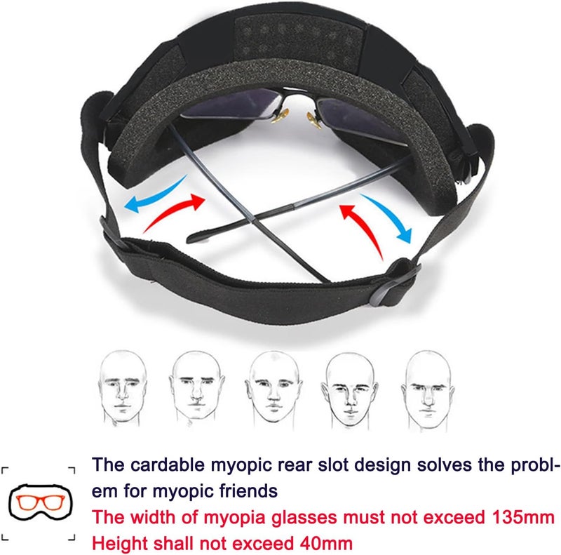 VJK Motorcycle Goggles - Windproof Ski Goggles for Adults - Image 5