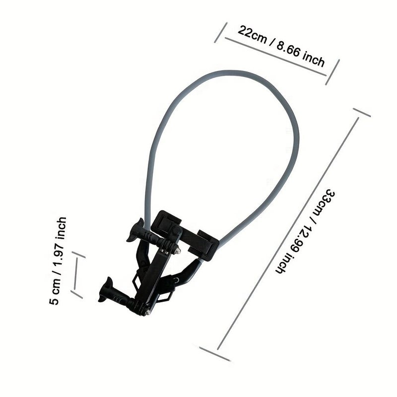 Extended Length Adjustable Hands Free Chest Mount For Iphone Action Cameras Vlog And Pov Recording System With Stable Back Strap Compatible With Smartphones And Action Cams Model A - Image 2