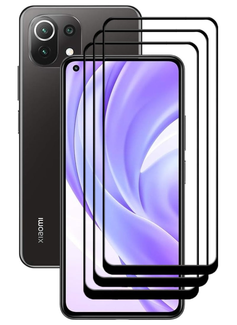 ACLIX 3 Pieces Antistatic ESD Dustproof Premium Quality High Definition Tempered Glass Screen Protector Designed For Xiaomi Mi 11 Lite - Image 1