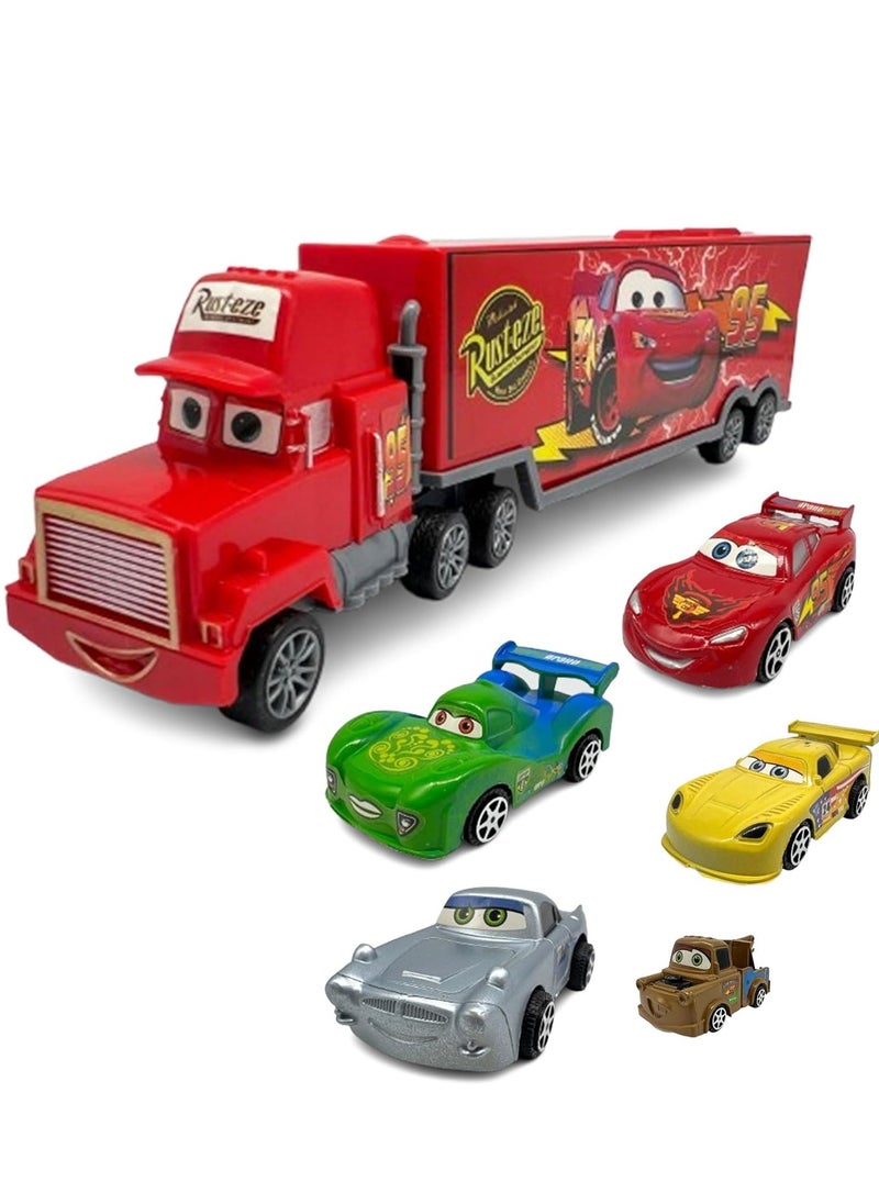 TOY GARDEN 7 Pieces Cars Toy Set – Speed Racing Vehicles for Kids, Fun Playset for Boys & Girls, Durable Birthday Gift Collection  - Image 1