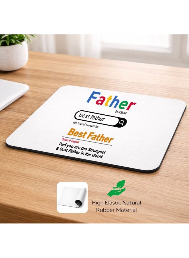 PRINTSHOP4ME Make Dad's Workday More Comfortable With Our Father's Day Mouse Pad - Non-Slip Base And Smooth Surface For Precise Mouse Control - A Thoughtful Gift - Image 5