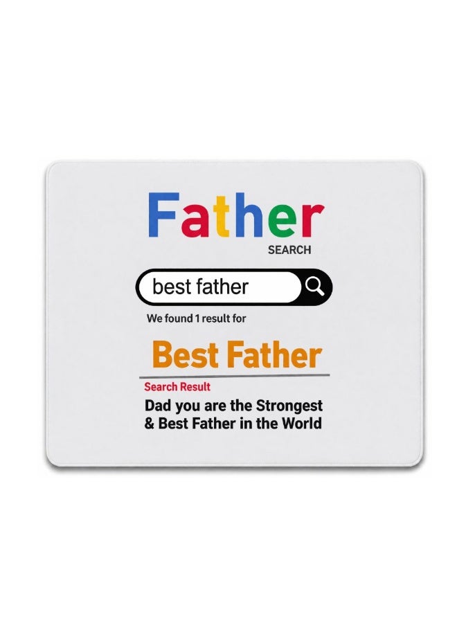 PRINTSHOP4ME Make Dad's Workday More Comfortable With Our Father's Day Mouse Pad - Non-Slip Base And Smooth Surface For Precise Mouse Control - A Thoughtful Gift - Image 1