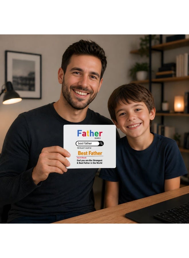 PRINTSHOP4ME Make Dad's Workday More Comfortable With Our Father's Day Mouse Pad - Non-Slip Base And Smooth Surface For Precise Mouse Control - A Thoughtful Gift - Image 2