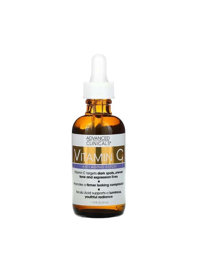 Advanced Clinicals Vitamin C Anti Aging Serum 1.75 fl oz 52 ml  - Image 1