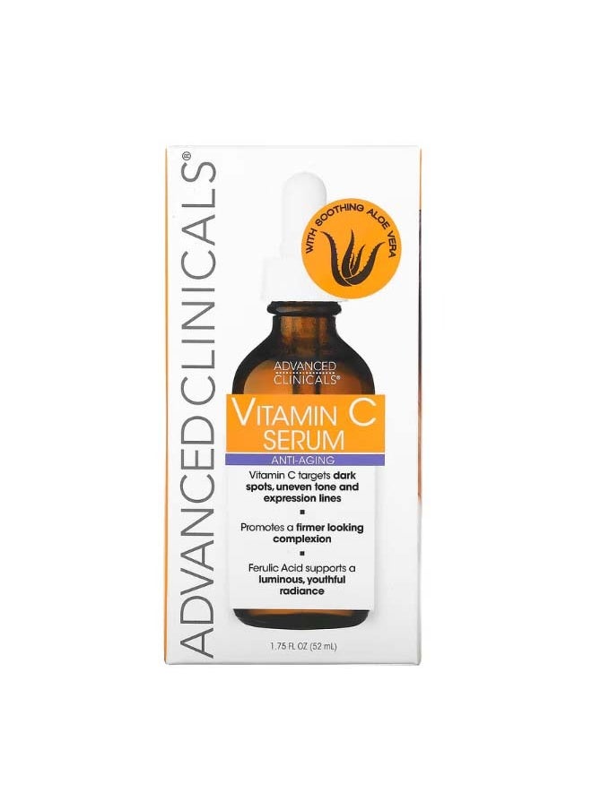 Advanced Clinicals Vitamin C Anti Aging Serum 1.75 fl oz 52 ml  - Image 2