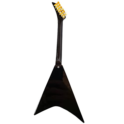 Axe Heaven RR-085 Randy Rhoads Black and Gold Concorde Flying V Mini Guitar - Image 2