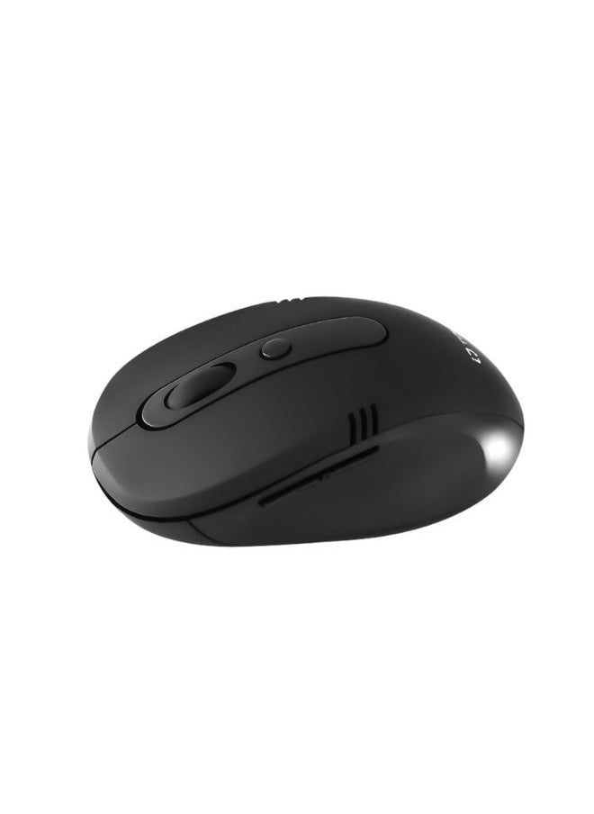IQ TOUCH IQ TOUCH Wireless Mouse, 2.4G Ergonomic Optical Mouse with 6 Buttons, Noiseless Click, 1 Million Clicks Lifespan, ABS Material, Compatible with Laptop, PC, Mac, Tablet & Computer, SWIFTCLICK  - Image 2