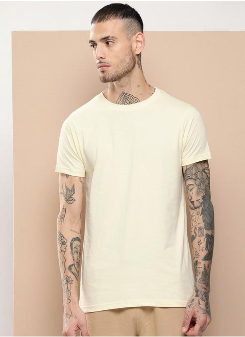 Plain Regular Fit T-Shirt by Styli