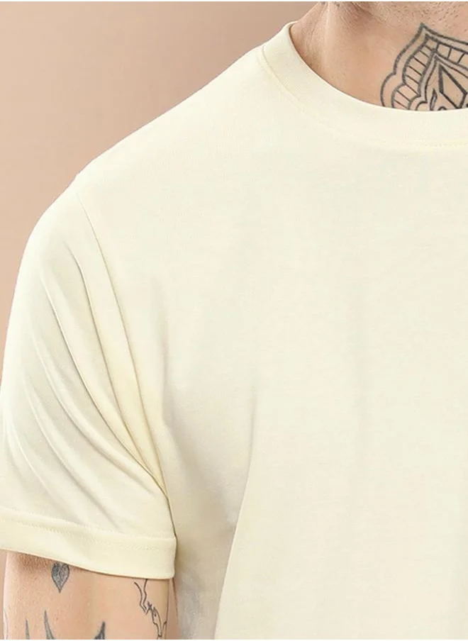 ديفيرينس أوف أوبينيون Plain Regular Fit T-Shirt by Styli