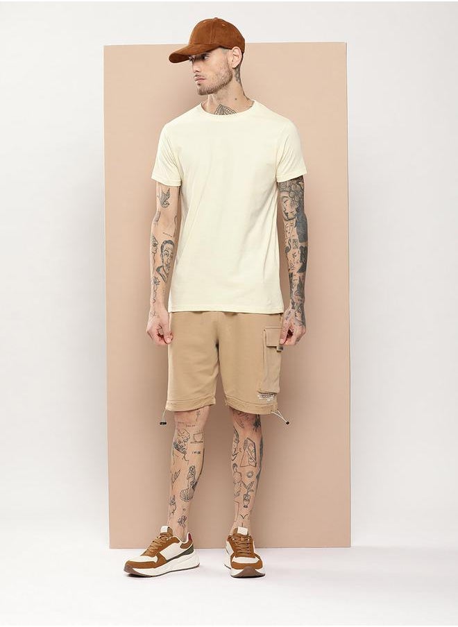 Difference of Opinion Plain Regular Fit T-Shirt by Styli  - Image 4