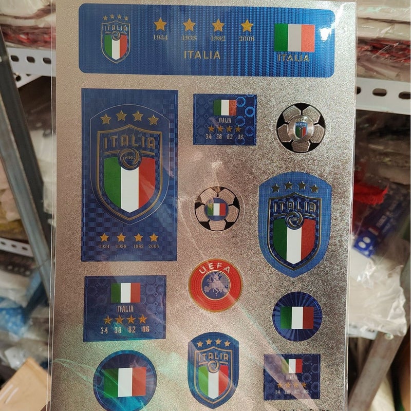 A4 Sticker Football Fan Decal*2PCS