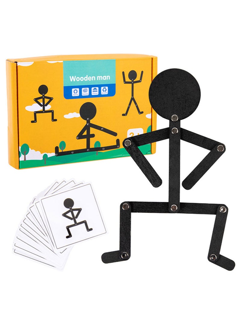 Toy wooden man buzzle  - Image 1