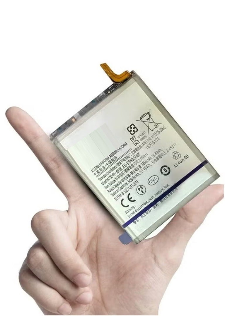 Original Replacement Battery for Samsung Galaxy S22 Ultra, High-Quality Internal Li-Ion Rechargeable Battery Compatible with S22 Ultra SM-S908 Series, Long-Lasting 5000mAh Capacity, Built-in Safety Protection for Durable Power Performance  - Image 2