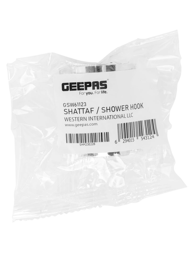 GEEPAS Geepas Shattaf Shower Hook GSW61123, Premium Quality, Strong, Durable and Light Weight Shower Holder  - Image 5