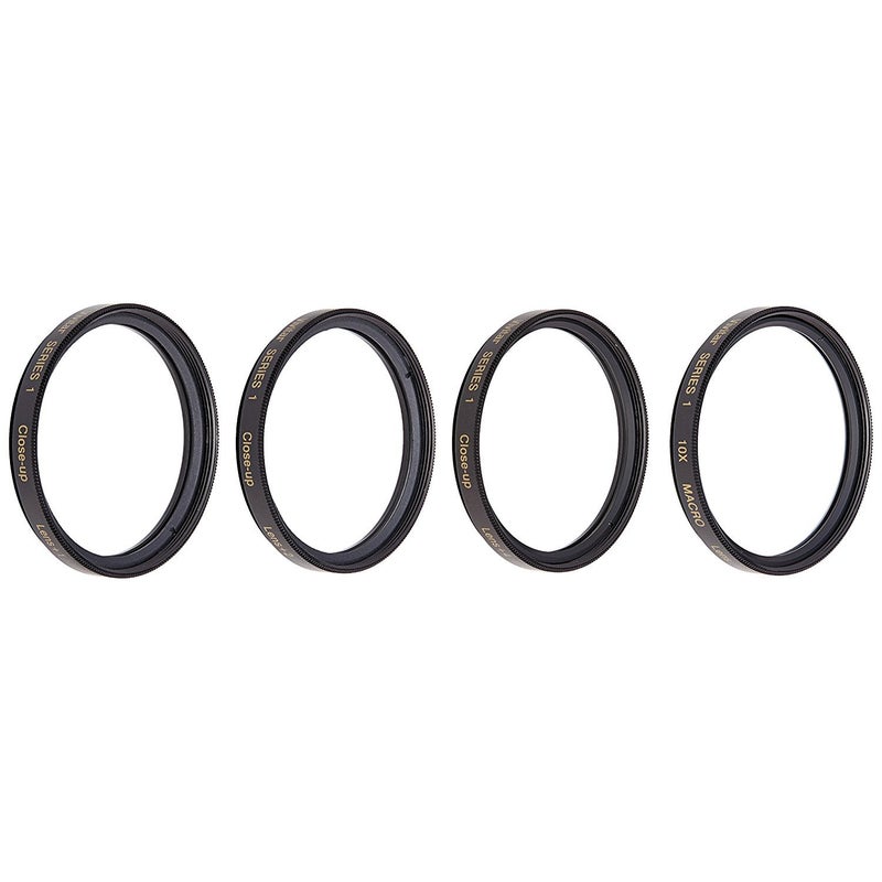 Vivitar +1 +2 +4 +10 Close-Up Macro Filter Set with Pouch (58mm) - Image 1