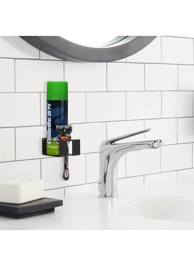 Linkidea Wall Mount Safety Razor Holder for Shower, Self Adhesive Shave Gel Cream Holder, Shaver Hanger Compatible with Venus Platinum, Fusion 5 Proshield & Proglide, Mach 3 Classic  - Image 5