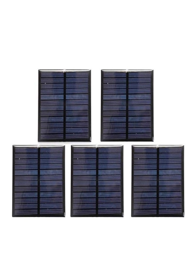 ESPtronics 5 Pc DIY 70 x 70 mm Small Mini Solar Panel Cell 6v 100mah Science Project Experiment Kit STEM Learning Education for Students and School Kids Square Shape - Image 1