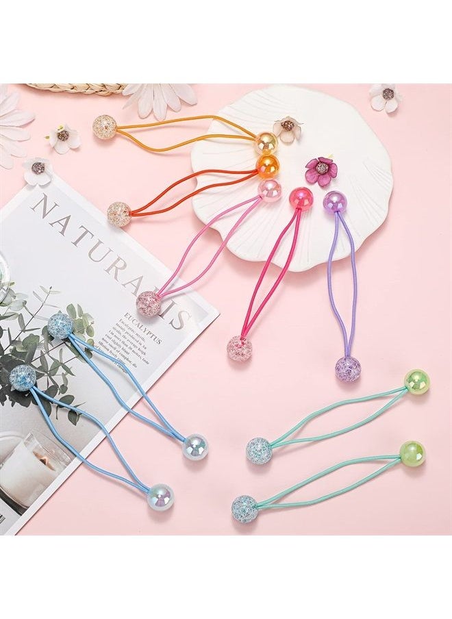 14 Pcs Double Balls Elastic Ponytail Holders Colorful Kids Hair Ties with Balls Cute Ball Hair Ties Circle Bubble Hair Bands Rubber Hair Elastics Ties for Baby Toddler Girls Women (Stylish Style) - pzsku/Z0CFDD4A428D1A4CDB501Z/45/_/1692571756/57f3e75a-5a69-4121-a998-549fe5f9cd9f