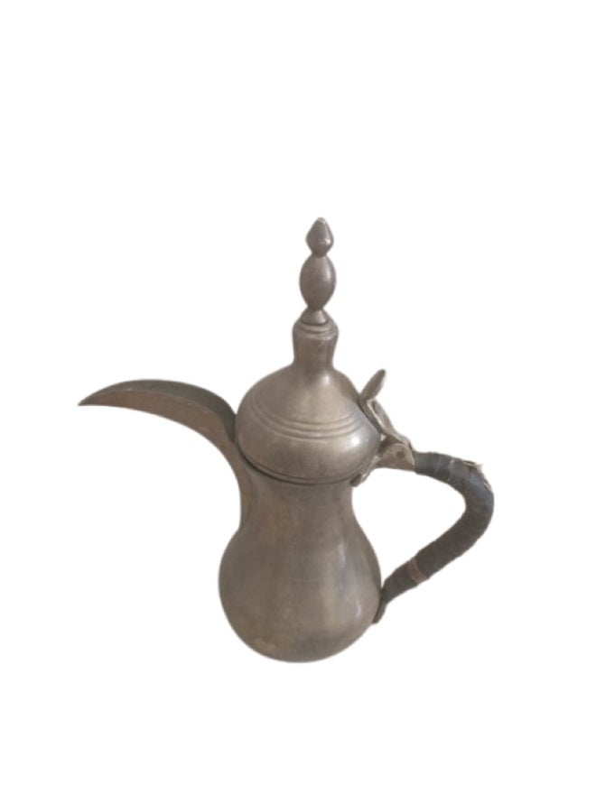 Antique Metal Arabic Coffee Pot Dallah, 28cm