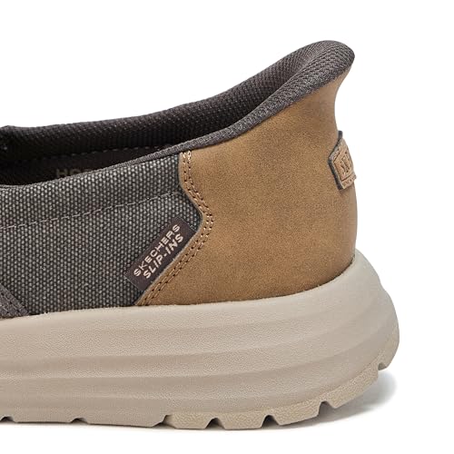 Skechers USA Men's Men's Kornell-Jude Sneaker, Chocolate, 13 - Image 4