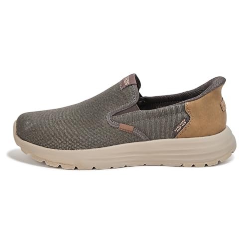 Skechers USA Men's Men's Kornell-Jude Sneaker, Chocolate, 13 - Image 2